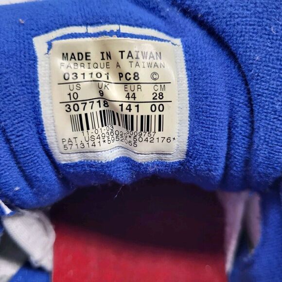 2003 Nike Air Alpha Force II 2 Air Jordan Sneakers Size 10 Retro Y2K 307718 141 - Picture 15 of 16